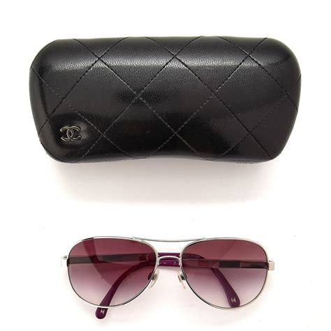 chanel purple pilots|Chanel Aviator Sunglasses for sale .